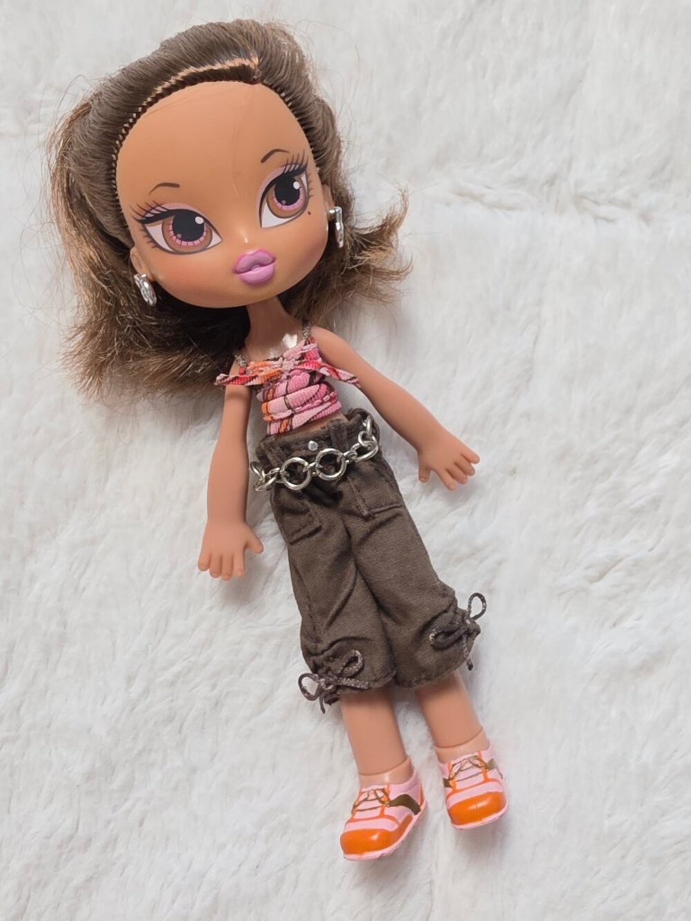 Vintage Bratz Kidz Yasmin Doll 2006 RC Motor Scooter Complete Outfit Cargo Pants